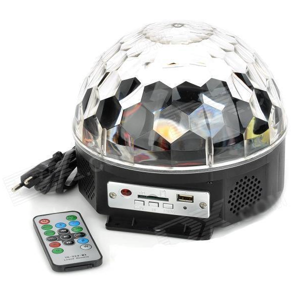 Proiector Disco Led Magic Ball Light cu telecomanda si Redare Audio MP3